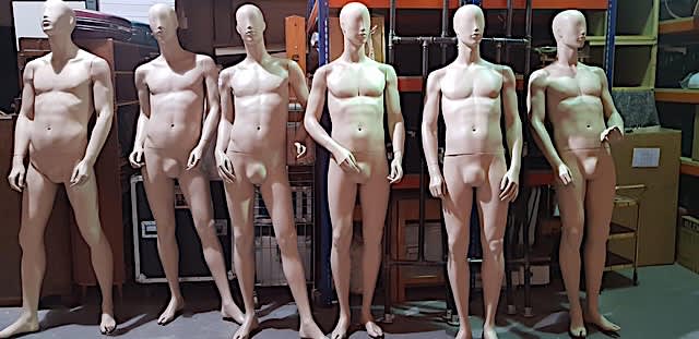 2: Full Bodied Male Mannequin - Neutral Colour