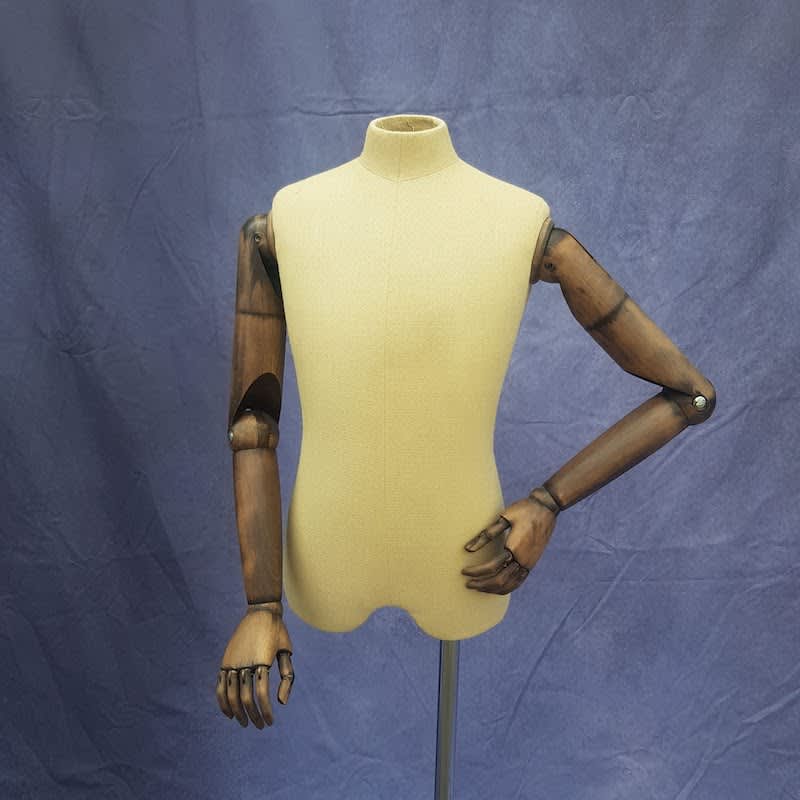 5: Teenage Boy Tailors Dummy With Articulated Arms On Stand