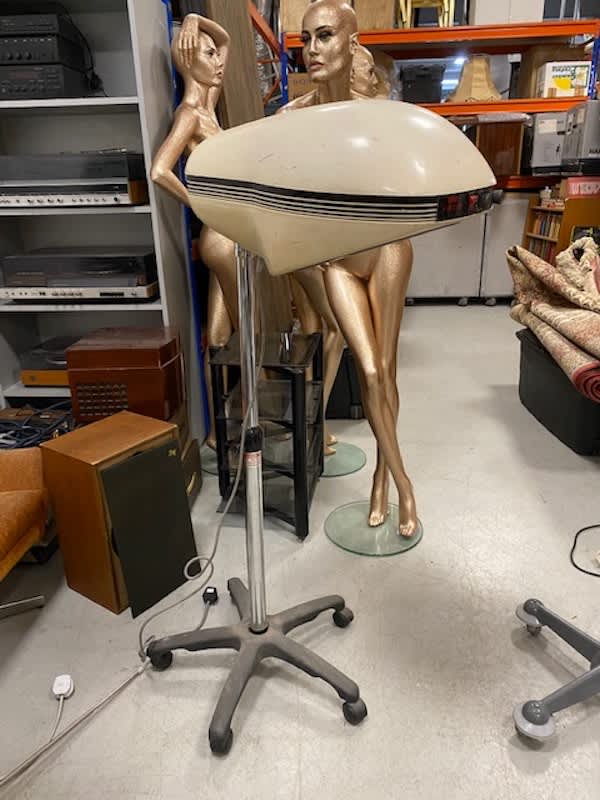 2: Vintage Hairdryer On Stand