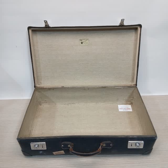 5: Small Dark Blue Hard Shell Suitcase