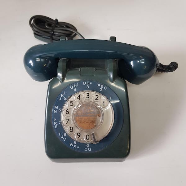 2: Vintage Green Telephone