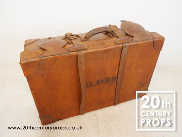 2: Leather Vintage Suitcase