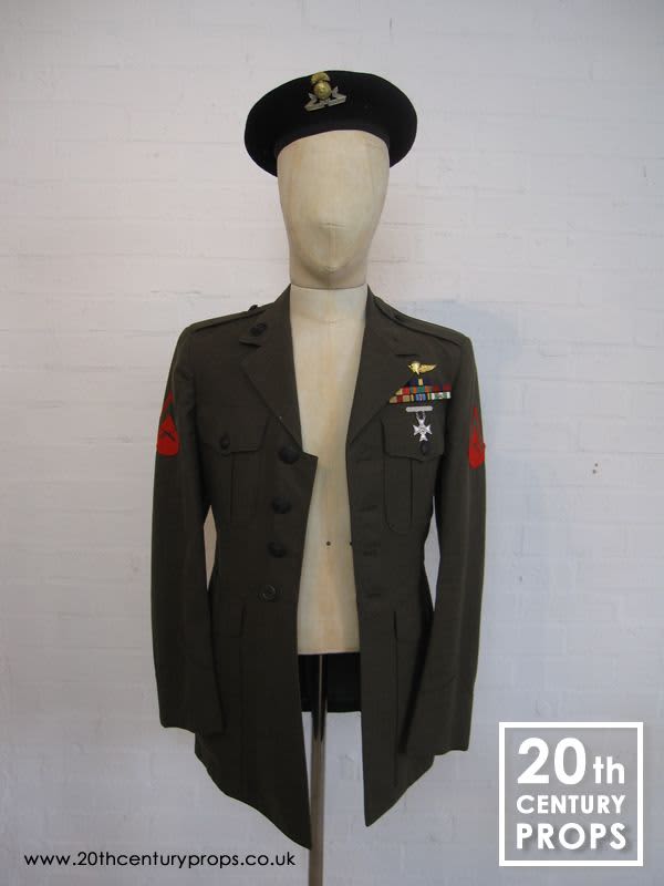 2: Vintage Army Jacket & Beret