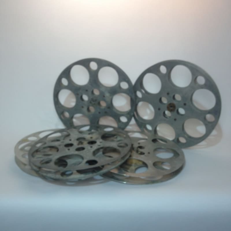 4: Large Metal 35mm Film Reel