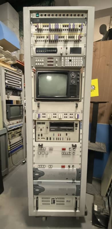 3: Server Rack Number 1, Surveillance/electronic equipment - with working TV monitor