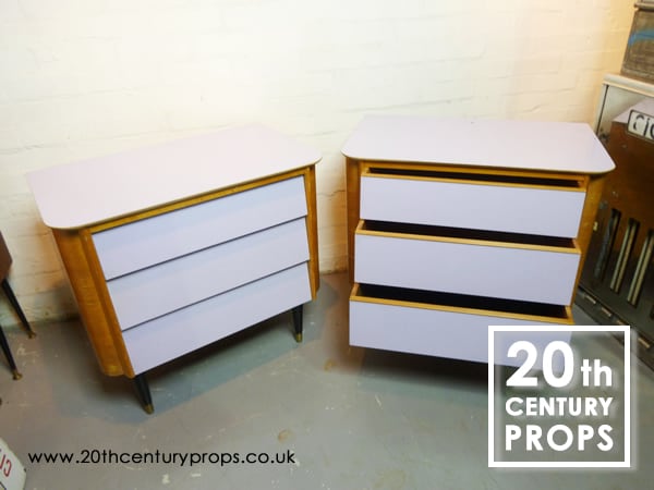 2: Pair Of Mid-Century Drawers