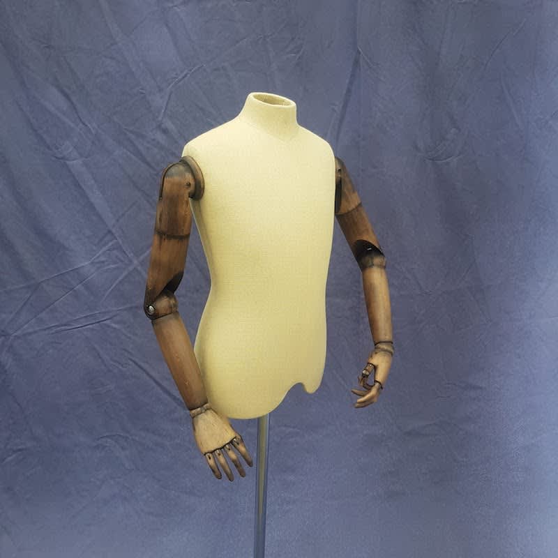 5: Teenage Boy Tailors Dummy With Articulated Arms On Stand