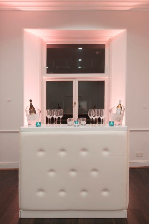 3: White padded bar short