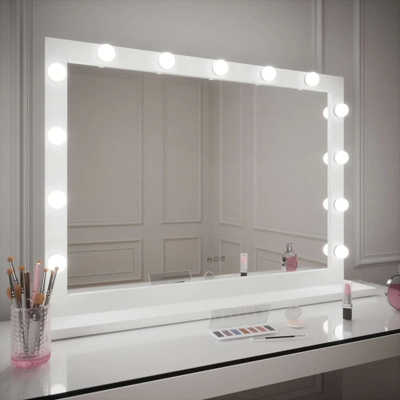 Large Hollywood Make Up Mirror (100 x 80cm)