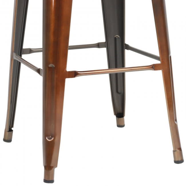 3: Copper Tall Tolix Stool