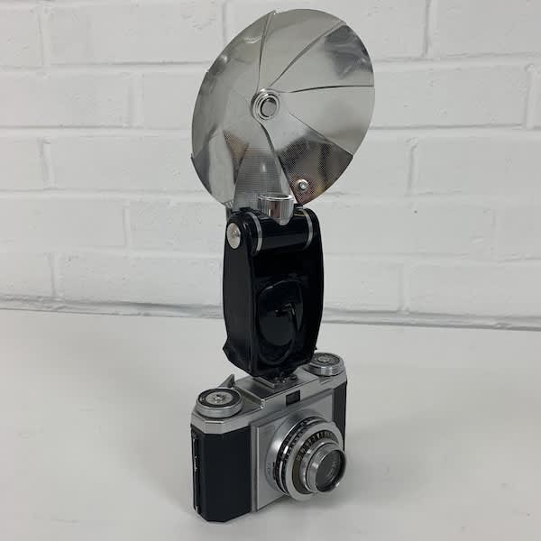 4: Vintage Camera With Flash Unit (Non Practical)