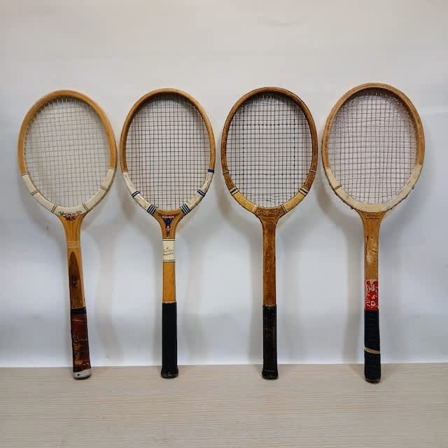Vintage Wooden Tennis Racket