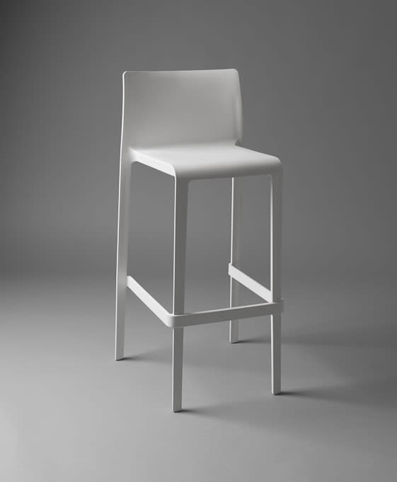White Lean Stool