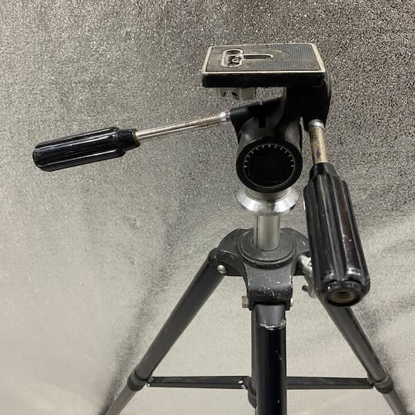 3: Black Vintage Extendable Camera Tripod