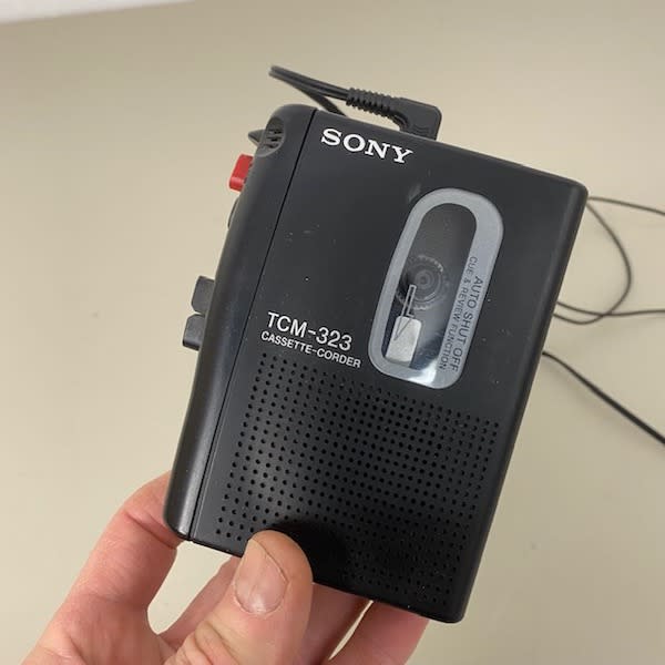 2: Sony TCM-323 Cassette-Corder Walkman With Headphones
