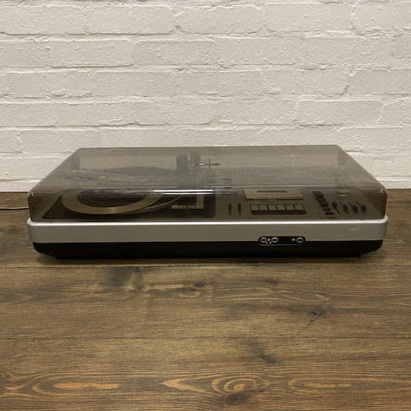 5: Bush Vintage Chrome Record Player & Tape Deck (Non Practical)