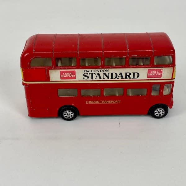 4: Vintage Red Toy Bus
