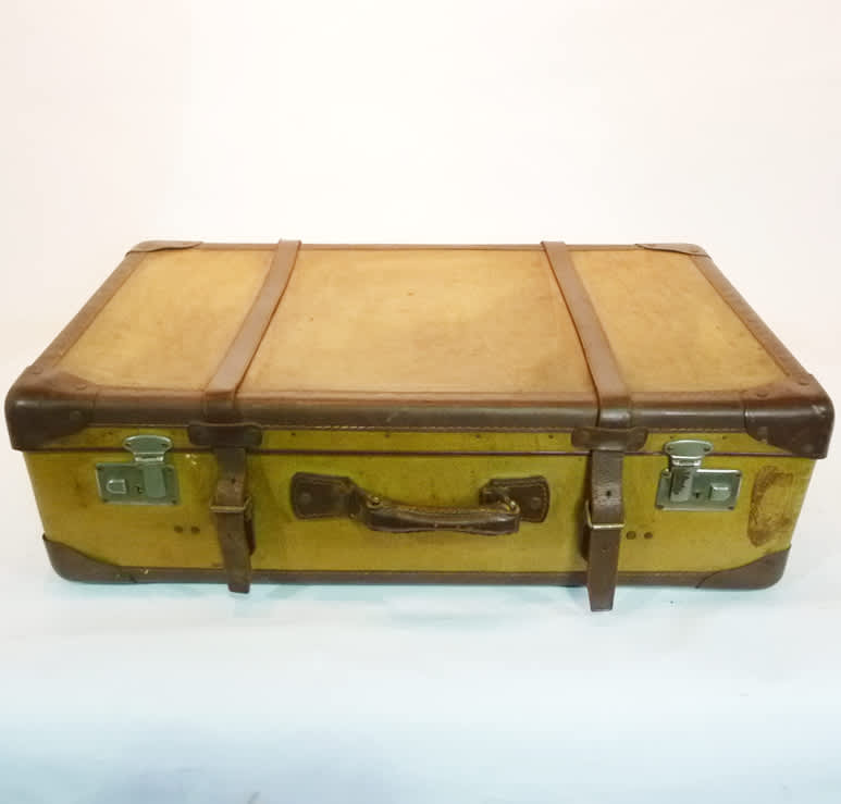 4: Large Yellow Suitcase 