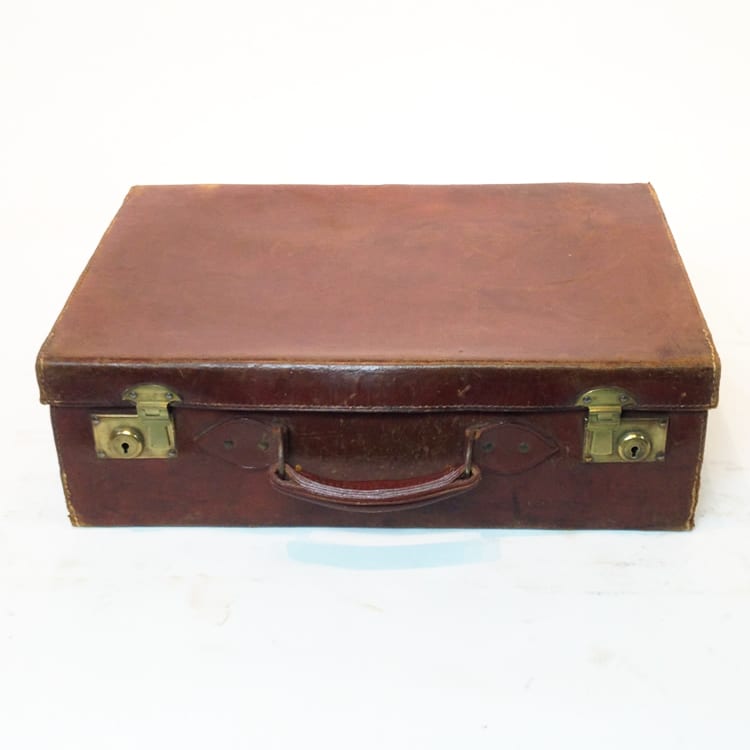 5: Brown Leather Suitcase 2