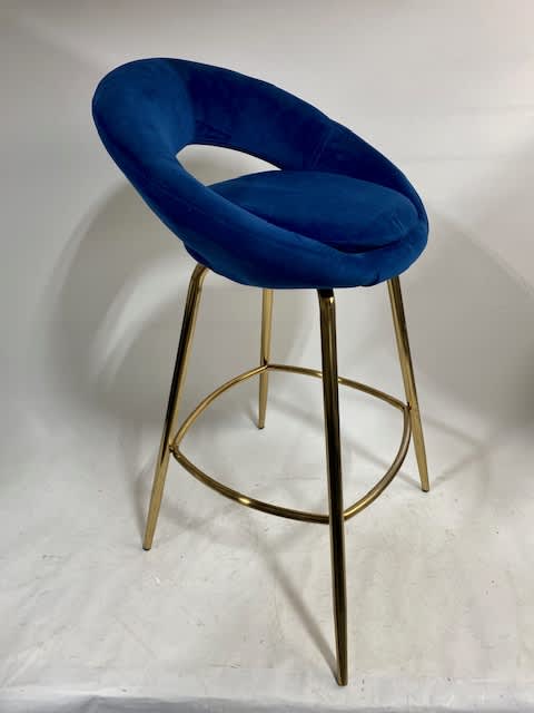 2: Royal Blue Bar Stool