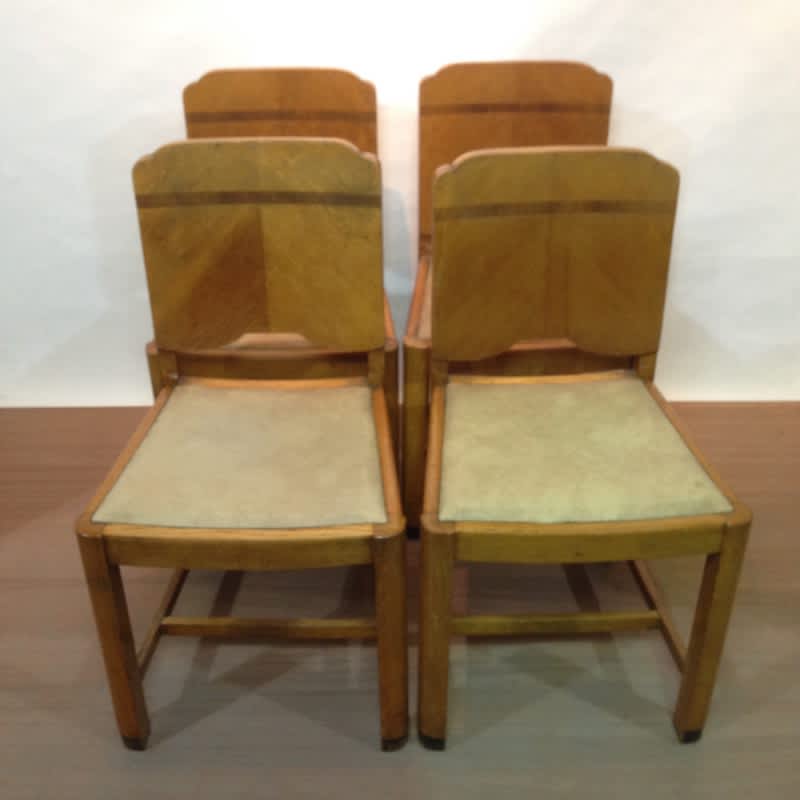 5: 1940's Oak Dining Chair