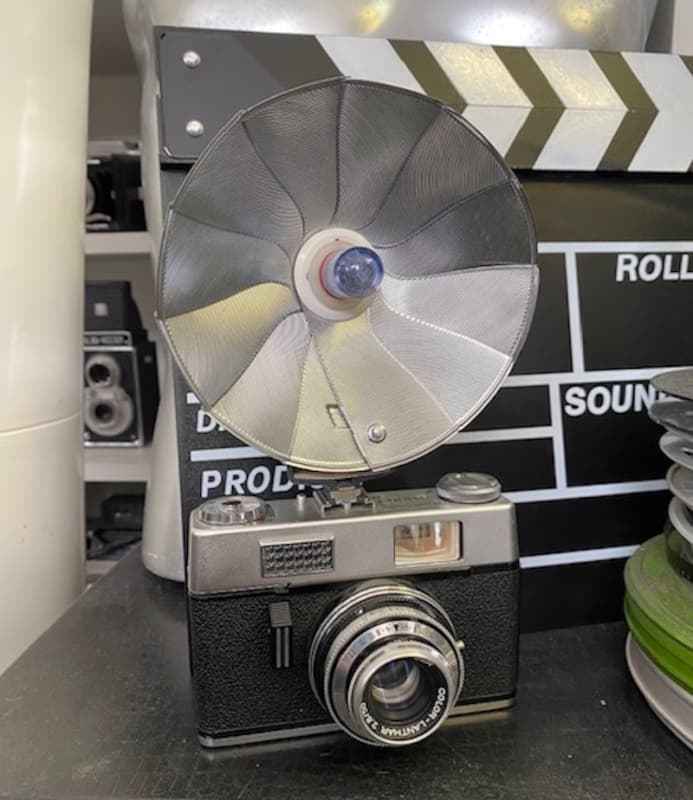 2: Vintage Agfa Camera With Flash Unit (Non Practical)