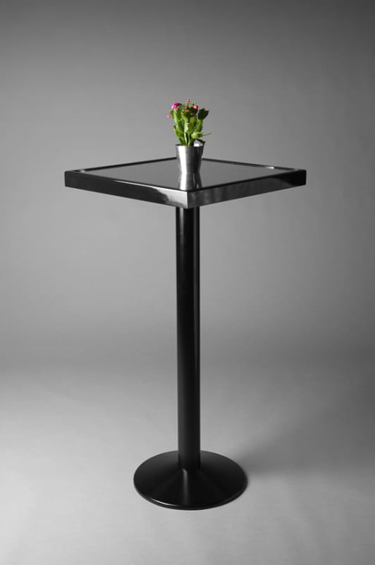 Black Square Poseur Mirrored