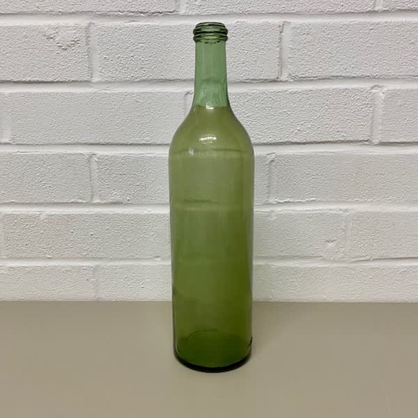2: Bottle Green Wine Bottle