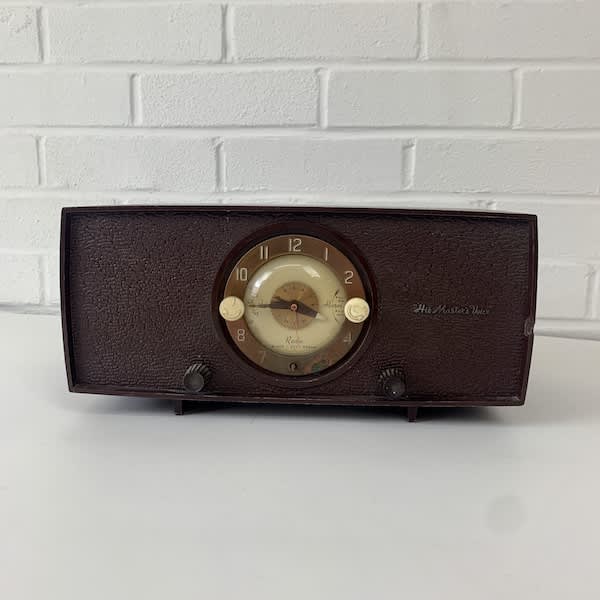 4: Vintage His Master's Voice Radio (Non Practical)