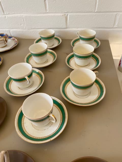 2: Vintage China Tea Cup & Saucer