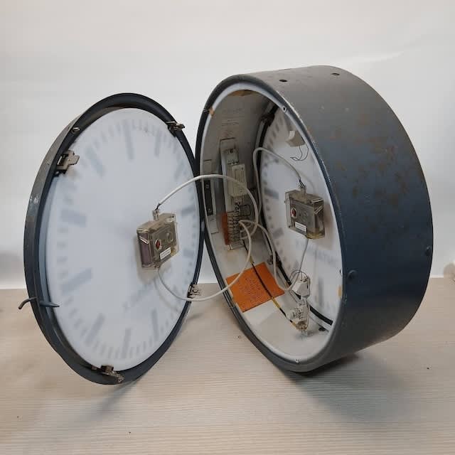 Large Double Sided Station Clock (Diameter 60cm) (Non Practical) 
