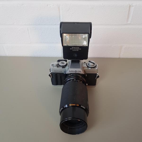 5: Minolta XG-M Long Lens Paparazzi Camera With Working Flash Unit   **ARCHIVED AS STOLEN**