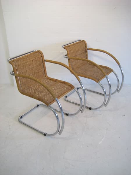 4: Cantilever Chairs Designed By Mies Van Der Rohe