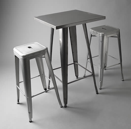 3: Tall Tolix Poseur Table