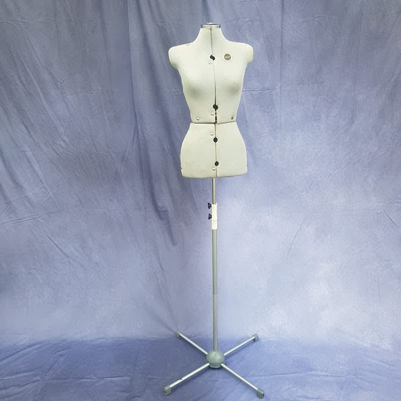 3: Vintage Female Dressmaker Mannequin On Stand