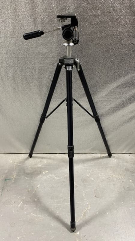 3: Black Vintage Extendable Camera Tripod