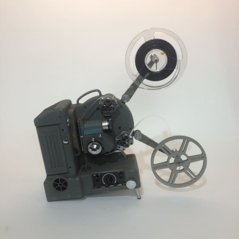 4: Non Practical Grey Heurtier 8mm And 16mm Film Projector 