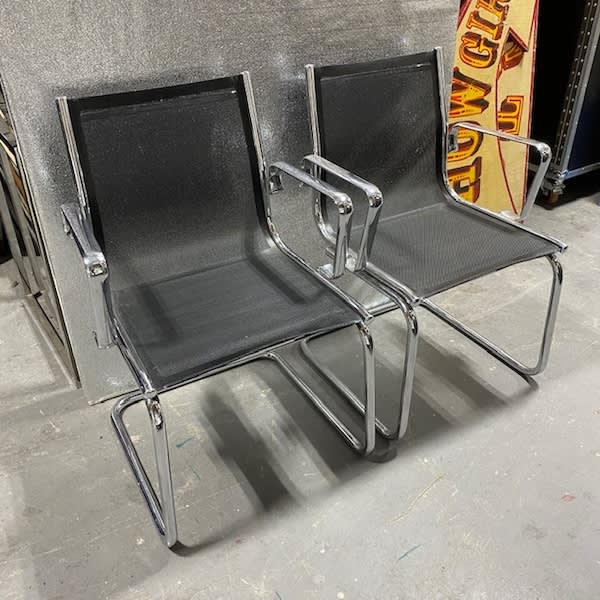 3: Black & Chrome Office Chair