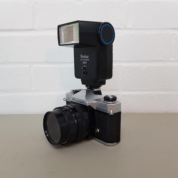 5: Fujica ST605 Paparazzi Camera With Working Flash Unit