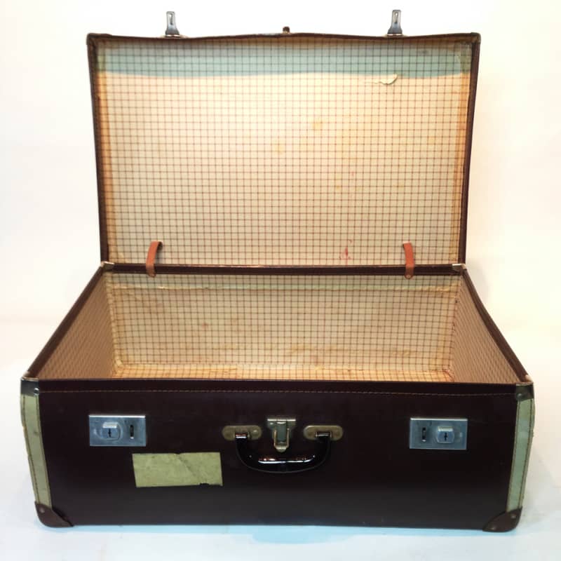 5: Large Brown Travel Case