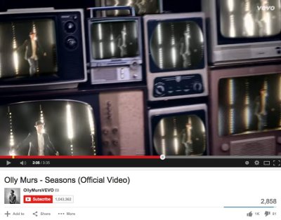 Olly Murs Music Video - Seasons - Vintage TV's