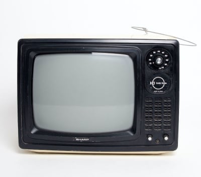 Static Only Sharp Solid State TV