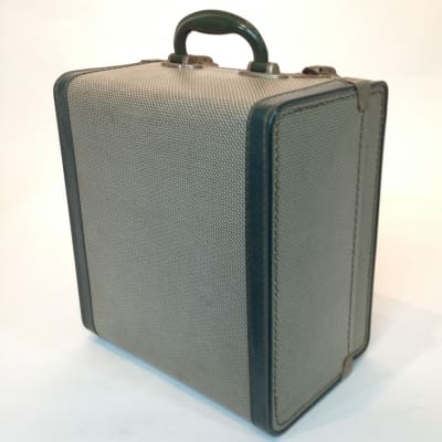 Small Patterned With Green Trim Travel Case