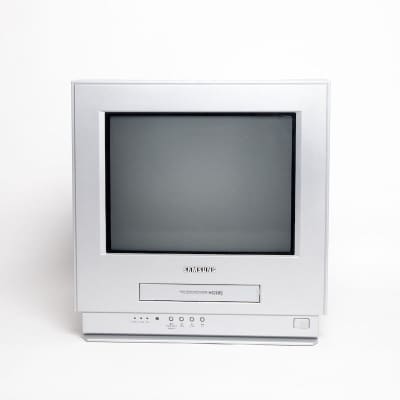 Non Practical Samsung TV With VHS Player