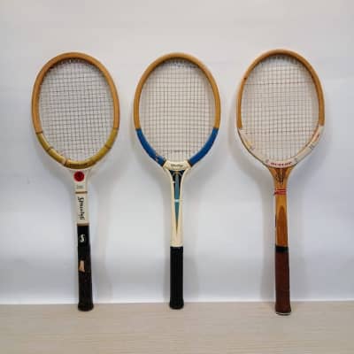 Vintage Wooden Tennis Racket
