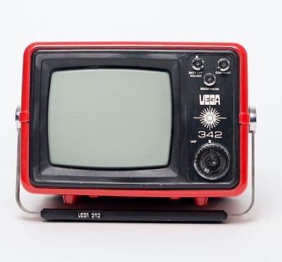 Non Practical Red Mini Vega 342 TV