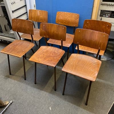 Vintage Wooden School Chair