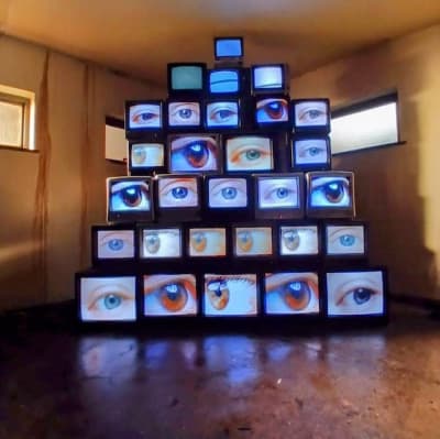 Stack Of 29 Fully Working Retro CRT TV's & Monitors