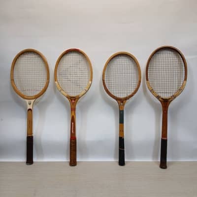 Vintage Wooden Tennis Racket