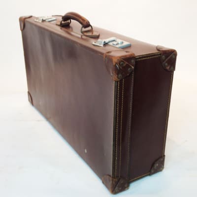 Brown Leather Suitcase 4